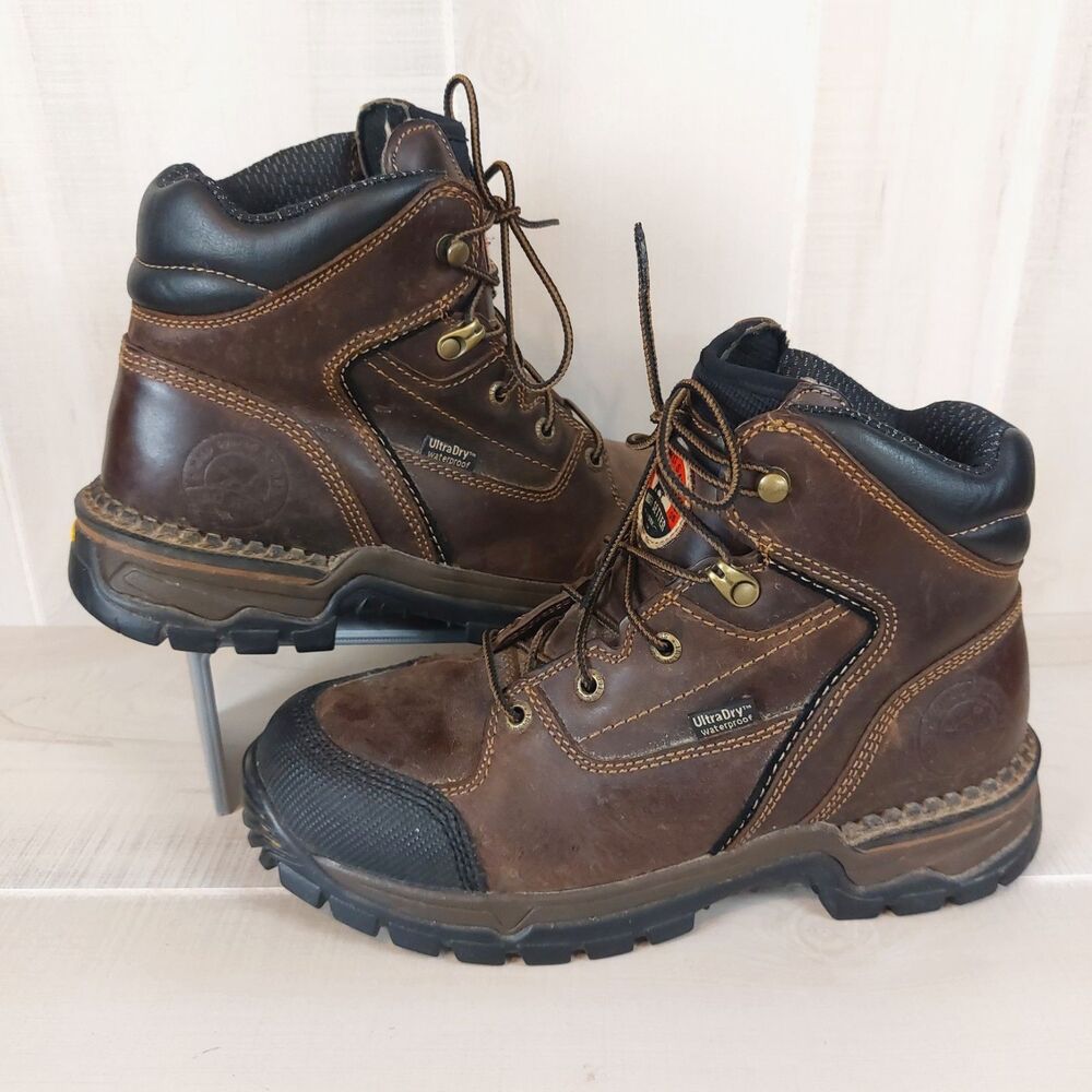 Irish Setter Two Harbors Women's 8D Waterproof Work Boots Soft Toe 6" 83201 EH